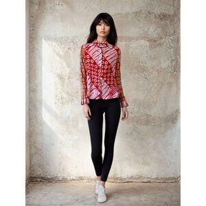 Blank London Anthropologie Boho Hippie Women's Vintage Inspired Multicolor Top M